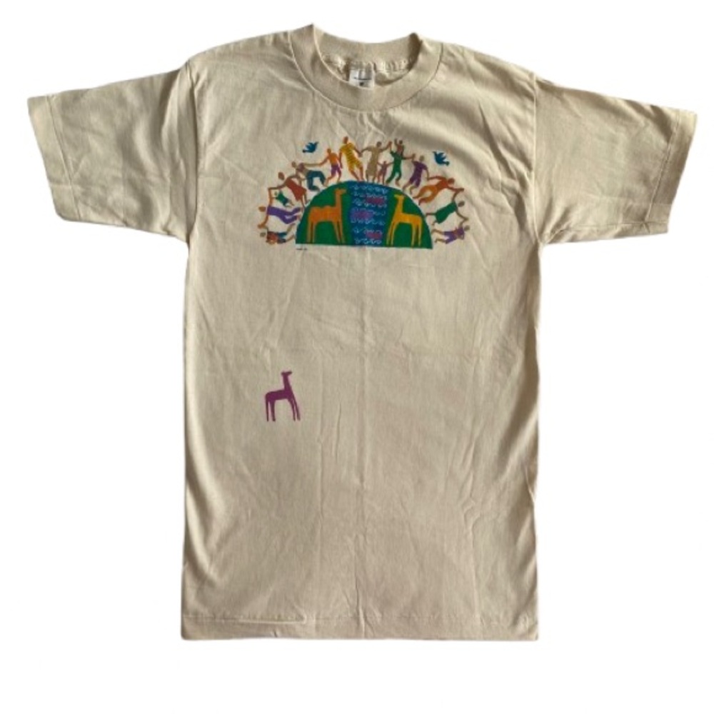 Vintage 90’s Women’s Hallmark Graphic T-Shirt Sz S Unity Diversity Single Stitch
